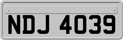 NDJ4039