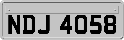 NDJ4058