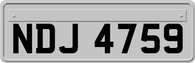 NDJ4759