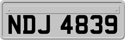 NDJ4839