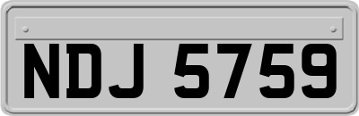 NDJ5759