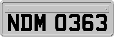 NDM0363