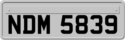 NDM5839