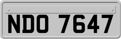 NDO7647