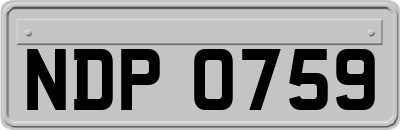 NDP0759