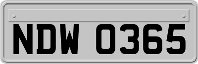 NDW0365