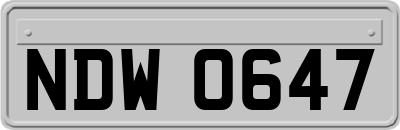 NDW0647