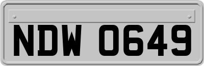 NDW0649