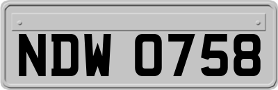 NDW0758