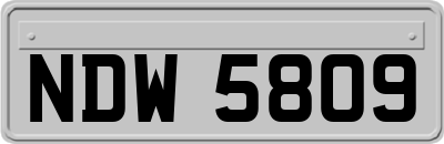 NDW5809