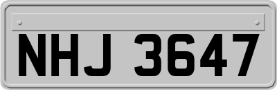 NHJ3647