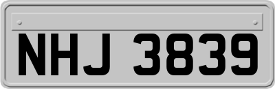 NHJ3839