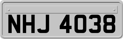 NHJ4038