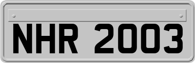NHR2003