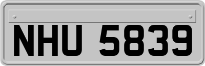 NHU5839