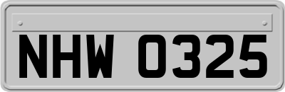 NHW0325