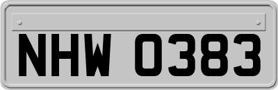 NHW0383