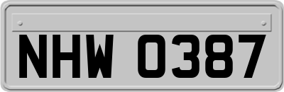 NHW0387