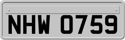 NHW0759