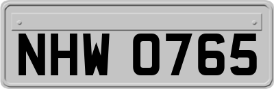 NHW0765