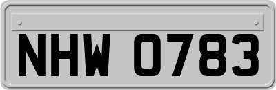 NHW0783