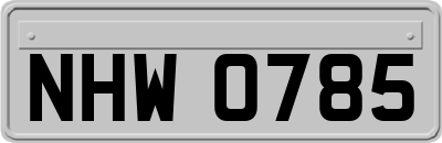 NHW0785