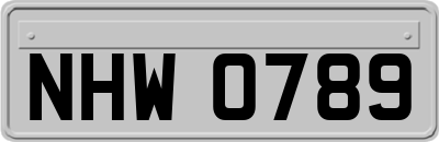 NHW0789