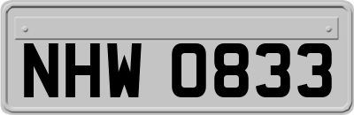 NHW0833