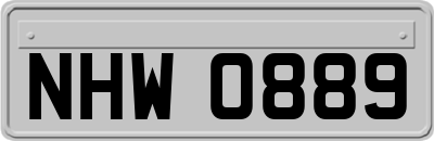 NHW0889