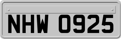 NHW0925