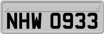 NHW0933