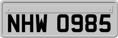 NHW0985