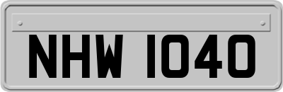 NHW1040