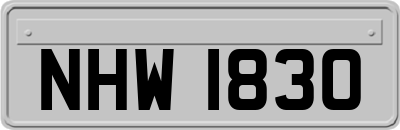 NHW1830