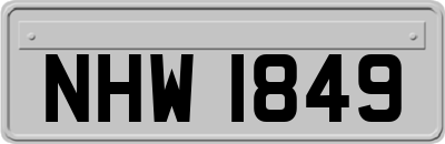 NHW1849