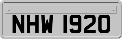 NHW1920