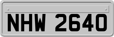 NHW2640