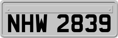 NHW2839