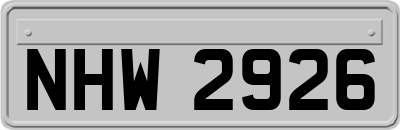 NHW2926