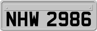 NHW2986