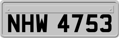 NHW4753