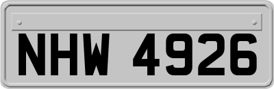 NHW4926