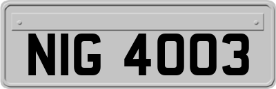 NIG4003