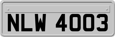 NLW4003