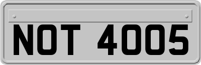 NOT4005