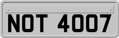 NOT4007