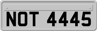 NOT4445