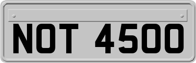NOT4500