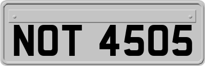 NOT4505