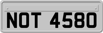 NOT4580